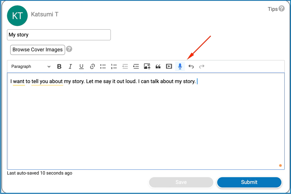 Voice Input